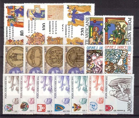 Vatican City #Mi759-Mi778 MNH CV€11.80 1980 Year Set [668-680 C66-C72] Cover