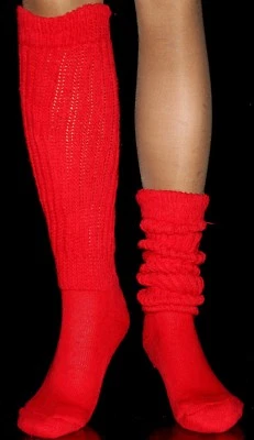 Calcetines inclinados sobre la rodilla de la pantorrilla Elige Color Hooters Uniforme Defecto Correr Caminar Esquí Gimnasio Foto 1 de 4