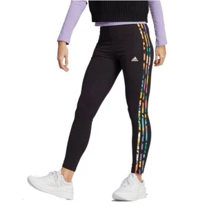 Adidas Originals Girl Kids' Leggings Black-Multicolor EJ5624 - Picture 1 of 1