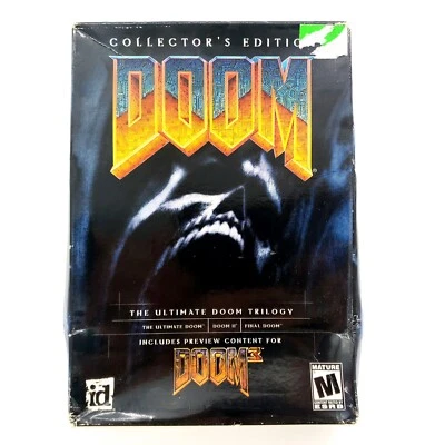 Doom: Collector's Edition (PC) Ultimate Doom Trilogy CRUSHED BOX Factory Sealed - Image 1 of 4