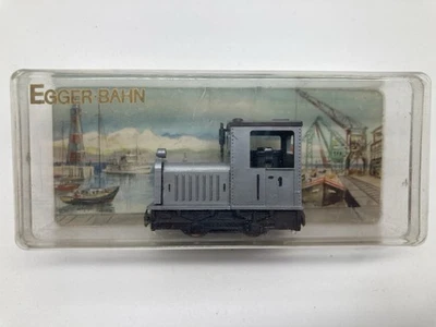 EGGER-Bahn H0e Feldbahn 1007 Diesellok, silber, sehr gut, läuft, mit Bild-OVP - Bild 1 von 4