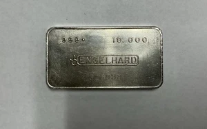 10 oz Silver Bar - Engelhard - Picture 1 of 2