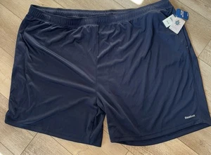 Reebok Shorts Men 6XL Blue Outdoors Sweat Preppy Athletic Casual Hiker PlayDry - Picture 1 of 13
