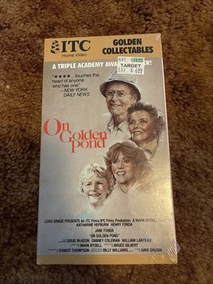 ON GOLDEN POND: "ITC Golden Collectables" Factory Sealed VHS Tape- 1988 Foto 1 de 4
