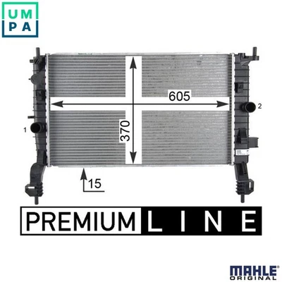 RADIATOR ENGINE COOLING CR 2119 000P FOR VAUXHALL MERIVA/Mk OPELZ 14 XEP 1.4L - Image 1 of 4