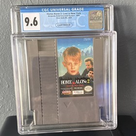 THQ Inc. Home Alone 2: Lost in New York NES Cartridge CGC 9.6 Vintage