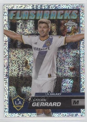 2023 Topps Chrome MLS MLS Flashbacks Speckle Refractor Steven Gerrard #168 - Image 1 of 2