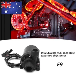 F9 Water Pump Molex 4 Pin Connector for PC CPU Liquid Cooling System 12V 9W G1/4 - Zdjęcie 1 z 7