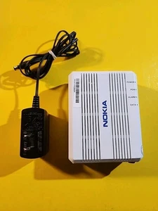 Nokia Intertek Fiber Optix Ethernet Network Terminal ONT MODEM G-010G-A - Picture 1 of 7
