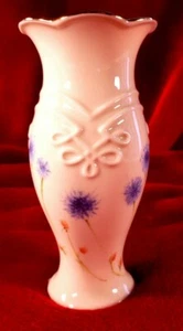 5" Lenox Porcelain Vase w/ Flowers And Gold Trim - Picture 1 of 7