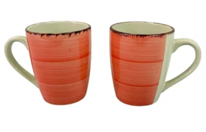 Color Vibe by Gibson Home Set aus zwei rostfarbenen Kaffeetassen Tassen - Bild 1 von 7