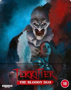 TERRIFIER DOUBLE FEATURE - UNCUT 4K UHD BLU-RAY STEELBOOK - NEU - THE BLOODY DUO - Bild 1 von 4