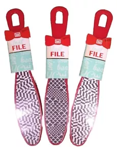 New Sealed Foot File Pedicure (3-PACK) Women's Holiday Stocking Stuffer - Picture 1 of 4