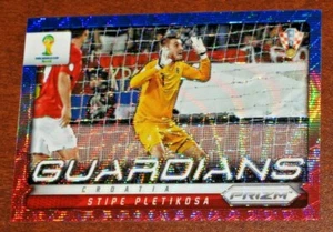 2014 Panini Prizm World Cup Stipe Pletikosa Guardians Blue White Red Wave BWR - Picture 1 of 2