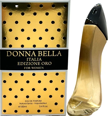 DONNA BELLA ITALIA EDIZIONE ORO EAU DE PARFUM SPRAY PARA MUJER 3,4 OZ / 100 ml Foto 1 de 4
