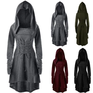 Womens Victorian Medieval Dress Renaissance Gothic Cosplay Costume Halloween - Picture 1 of 16