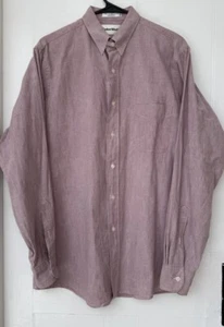 Vintage John Weitz Single Needle Pocket Dress Shirt 15.5 34 -35 made in USA - Picture 1 of 4