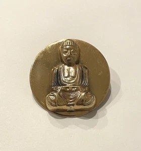 Vintage Asian Ernest Steiner Brooch Pin Clip Original Rare Buddha - Picture 1 of 9