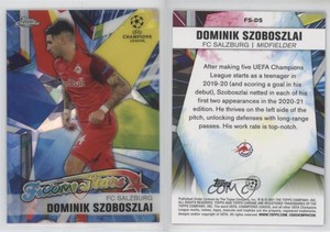2020-21 Topps Chrome UCL Sapphire Edition Future Stars Dominik Szoboszlai #FS-DS