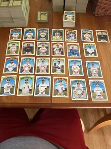 2021 Topps Heritage High Number Complete 25 Card Short Print Set 701-725 SP - Bild 1 von 7