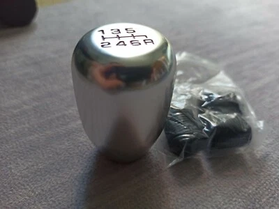 Chrome ALU TYPE R 6 speed shift gear knob HONDA CIVIC INTEGRA EP3 FN2 FD2 FK2 FC - Image 1 of 4