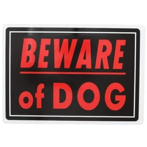 10 in. x 14 in. Aluminum Beware of Dog Sign - Picture 1 of 4