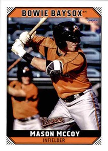 2019 Bowie Baysox Choice #14 Mason McCoy Peoria Illinois IL Baseball Card