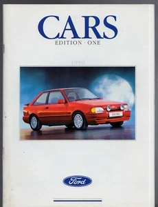 Ford Cars 1990 Edition 1 UK Market Brochure Fiesta Escort Orion Sierra Granada - Picture 1 of 3