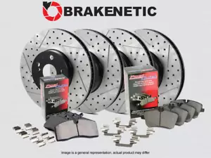 F&R BRAKENETIC Premium Drill Slot Brake Rotors + Ceramic Pads 56.20040.11 - Picture 1 of 2