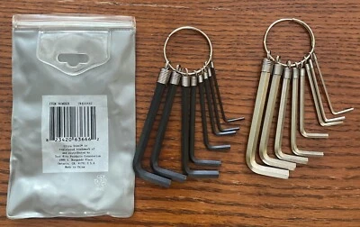 Ultra-Tough Ultra Steel- 16 Piece Hex Key Set- S.A.E./Metric - Image 1 of 4