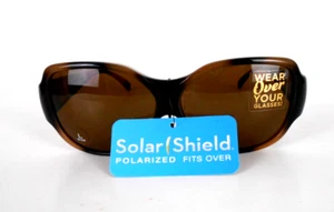 Foster Grant Solar Shield Polarized Sunglasses Fits Over Reading glasses, LARGE - Picture 1 of 6