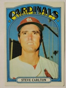 1972 Topps Baseball #420 STEVE CARLTON Cardinals *
