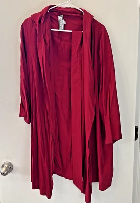 VINTAGE! YSL Yves Saint Laurent Variation US 6 / FR 38 Silk Hooded Rain Coat 80s - Image 1 of 4