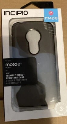 Funda Gel Incipio Serie NGP para Motorola Moto e5 Play - Transparente Negra/Humo Foto 1 de 4