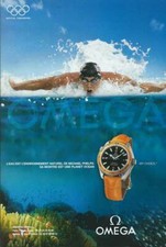 Paper Advertising - 2005 Omega Watch, Michael Phelps