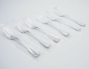 WMF AUGSBURGER FADEN VERSILBERT 90 Tafel Gabeln 6 Stück