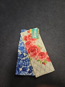 NWT~ Pioneer Woman Kitchen Towels 2pc Set ~ Heritage Floral~ 16"W x 28"L ~Cotton - Picture 1 of 2