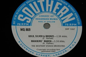 SOUTHERN LIBRARY 10" VINYL 78 RPM LP MQ 869 1965 ~ THE WESTWAY STUDIO ORCHESTRA - Picture 1 of 2