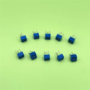 100 Stück 3362P 101 bis 504 Single Turn Trimmer Potentiometer variabler Widerstand 3 Pin - Bild 1 von 7