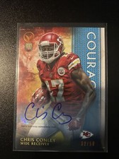 CHRIS CONLEY 2015 TOPPS VALOR COURAGE ROOKIE AUTO RC #D 32/50