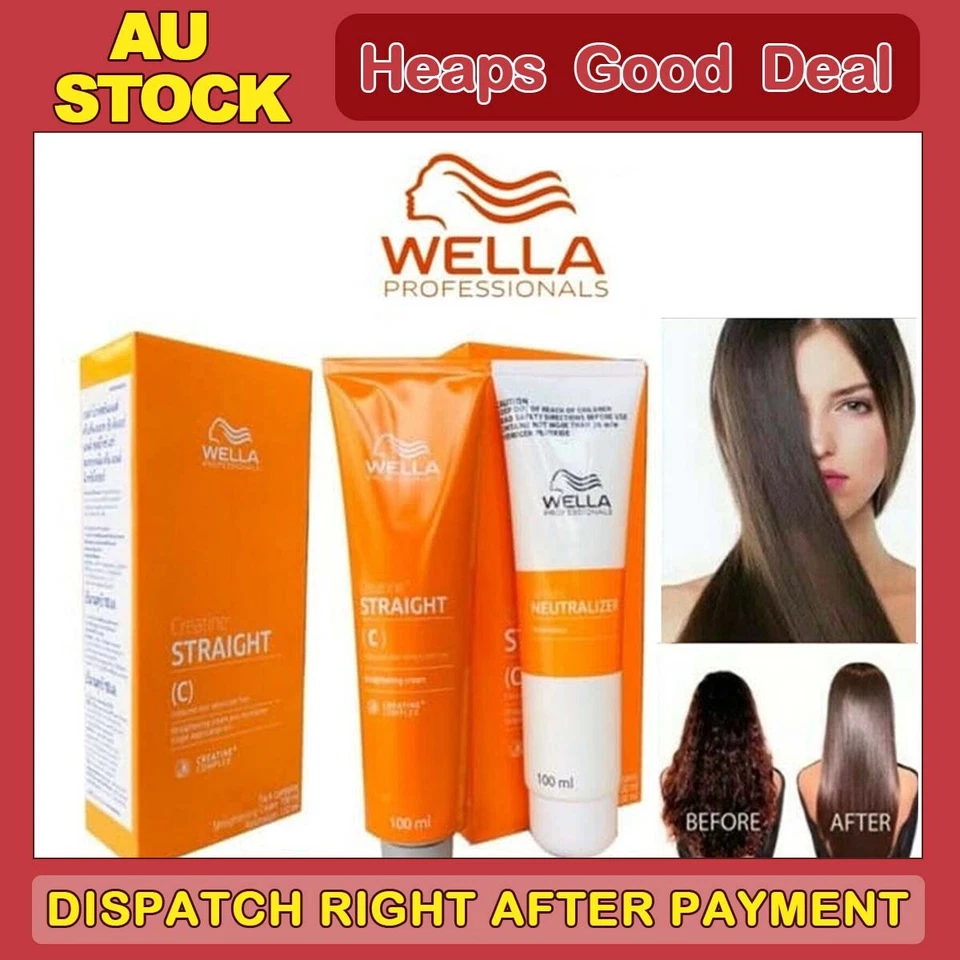 Wella C Straight Hair Cream Creatine Colored Sensitized Permanent AD - image 1 of 4