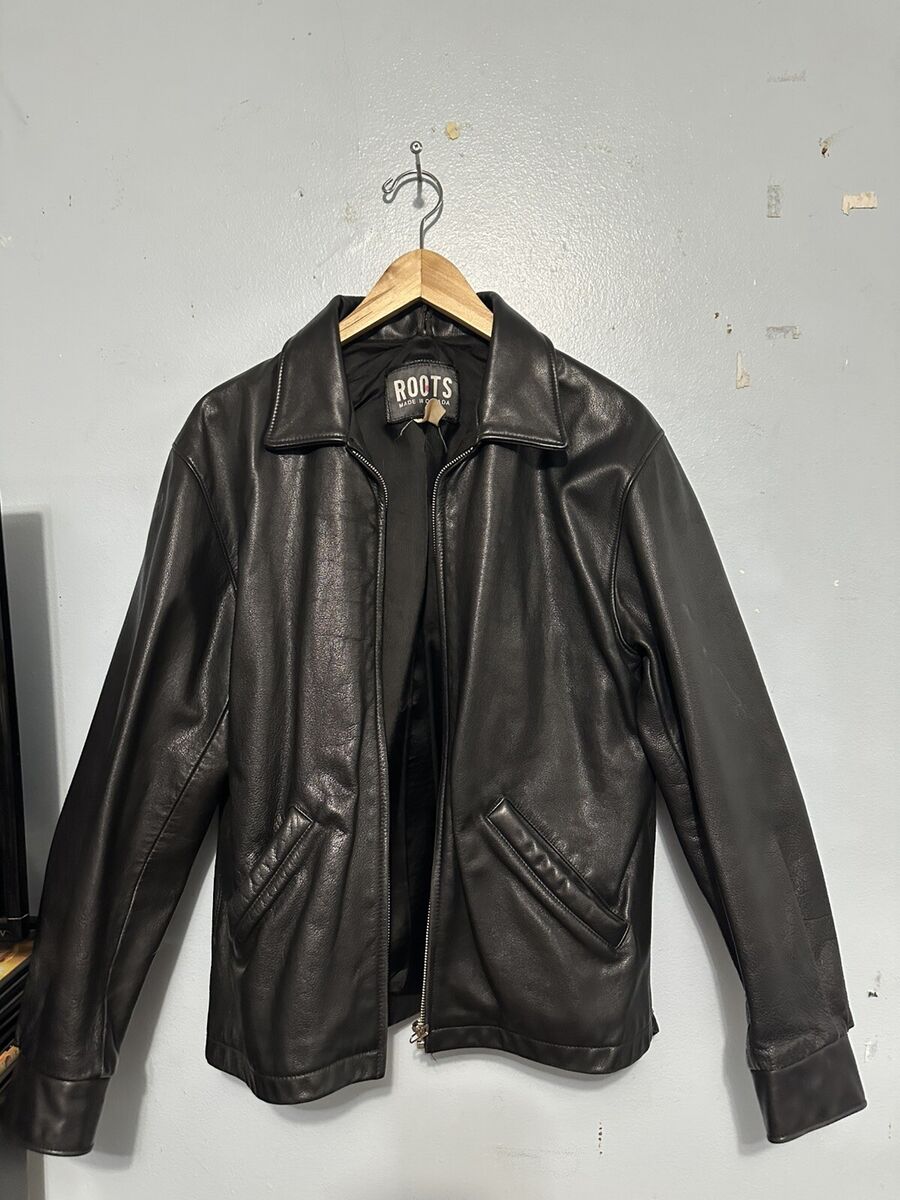 roots leather jacket products for sale | eBay roots leather jacket products for sale | eBay
