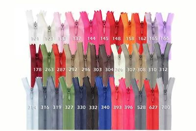 1 Reißverschluss spiral verdeckt, 25cm, unteilbar, unsichtbar - Bild 1 von 2