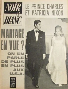 PRINCE CHARLES and PATRICIA NIXON MAGAZINE BLACK & WHITE #1320 1970 - Picture 1 of 3