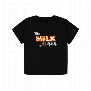 Kids Connor Farrell Milk Man Buffalo Bandits Shirt, Baby Youth Bandits Lacrosse - Picture 1 of 1