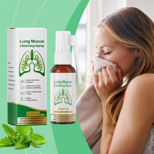 Spray Natural para Apoyo Pulmonar y Respiratorio Spray Limpiador Herbal 30ml A5L4 - Imagen 1 de 17