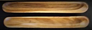 Holz Oliven Tablett Oval Cracker Hors D'oeuvres Einteilig Akazie Hartholz 16" Neu - Bild 1 von 7