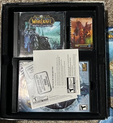 World of Warcraft: La Ira del Rey Exánime Edición Coleccionista Falta Tapa Foto 1 de 4