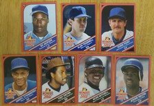 Lot of 7 - 1990 WONDER BREAD STARS Bo Jackson, Tony Gwynn, Strawberry, Yount