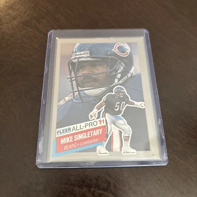 1991 Fleer - All-Pro #22 Mike Singletary - Image 1 of 2